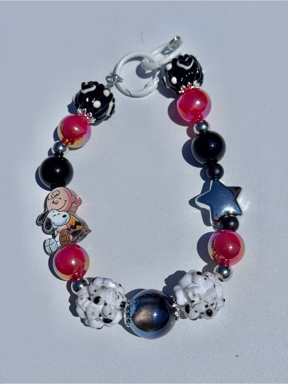 Peanuts Snoopy Charlie Brown bag charm